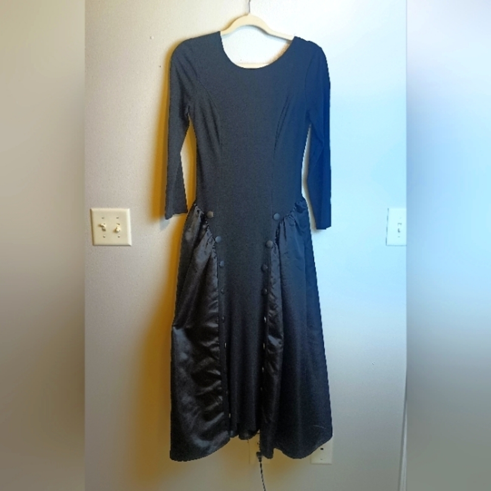 Vintage Style Long Sleeve Dress Size Small Goth Witchy Cosplay